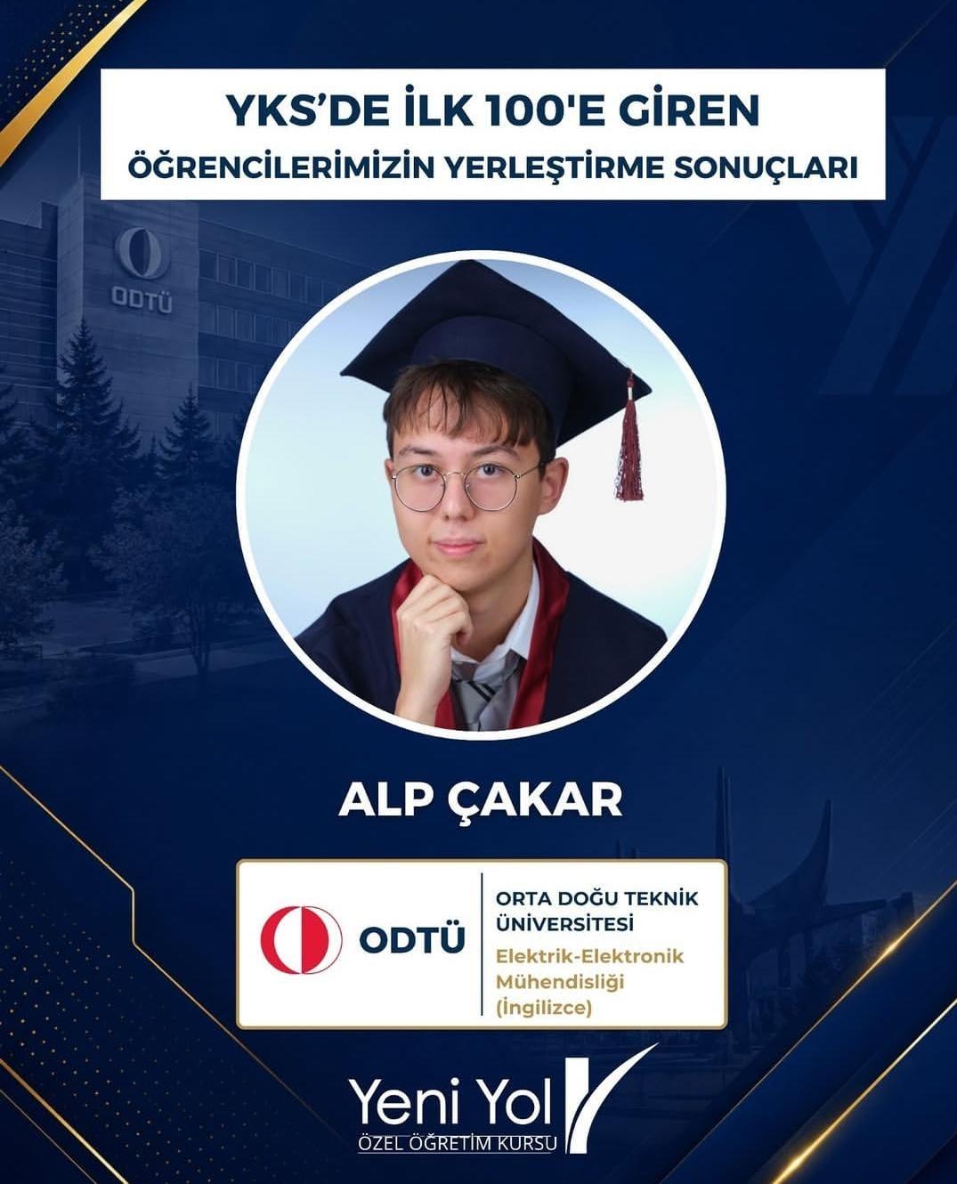 Alp Çakar — ODTÜ Elektrik-Elektronik Mühendisliği